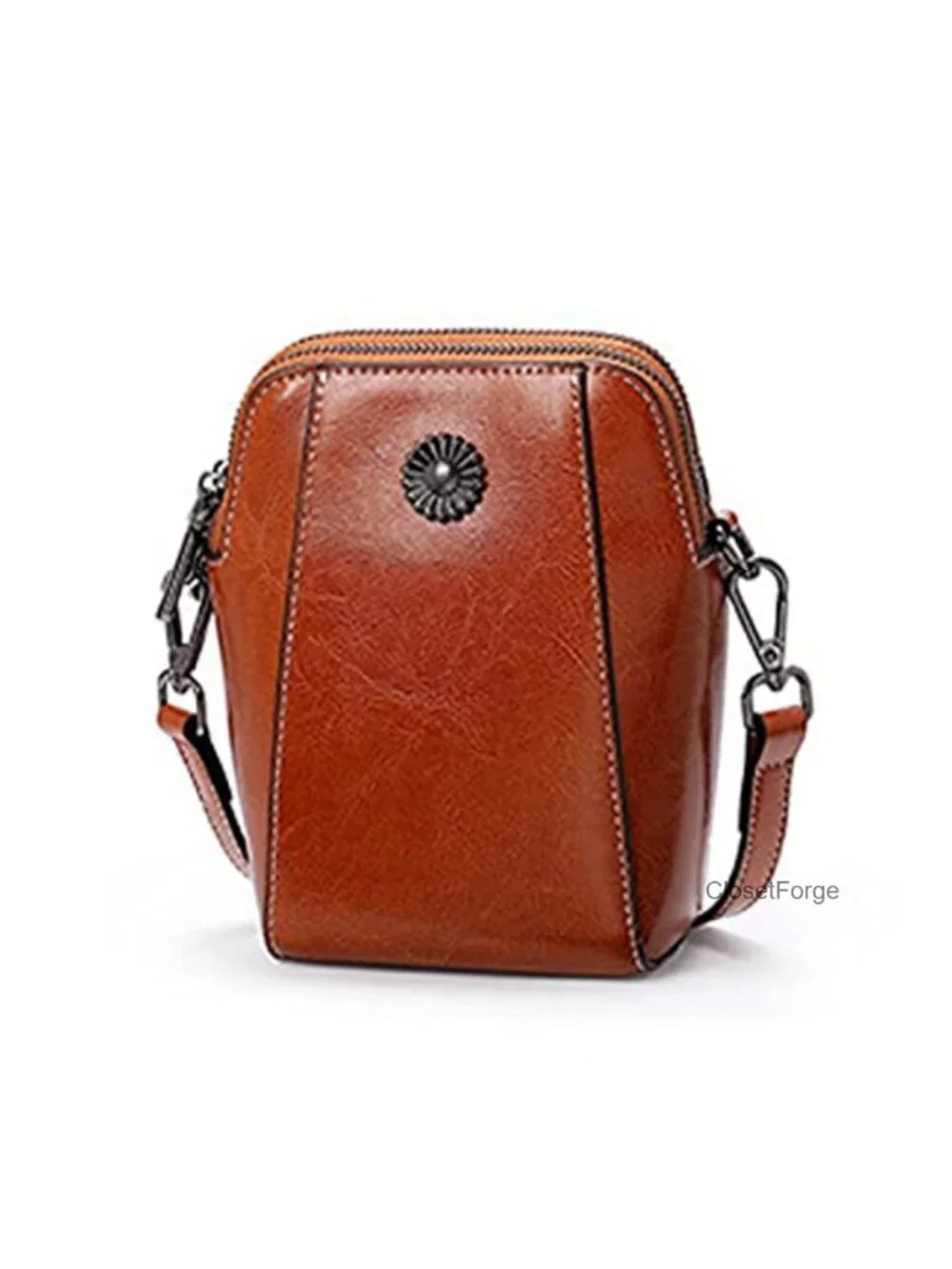 Genuine Leather Satchel Crossbody Bag Women's Handbag Shoulder Purse Wallet